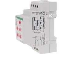 F&amp;F Laiko relė 2P 8A 0,1sek.-576h 24V AC/DC (PCU-520 24V)