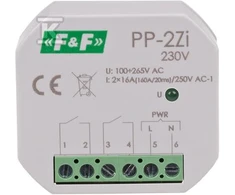 F&amp;F PP-2Z-LED-230V ELE.2Z RELĖ 16A P/