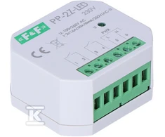 F&amp;F PP-2Z-LED-230V ELE.2Z RELĖ 16A P/