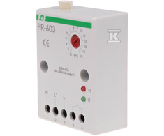 F&amp;F pirmumo relė su praėjimo kanalu 230V 16A - PR-603