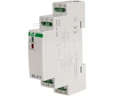 F&amp;F Bistabili relė 1P 16A 230V kintamosios srovės grupė su atmintimi Inrush 160A/20ms BIS-412iM