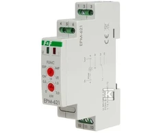 F&amp;F EPM-621 srovės relė 16A 1NO/NC 80-265V AC energijos suvartojimo krypties valdymas 0-2kW DIN bėgiui