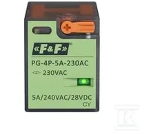 FF Przekaźnik interfejsowy PG-4P-5A-230AC