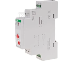F&amp;F Laiko siųstuvas 1P 10A 0.1sek- 576h 24V AC / DC (PCA- 512 24V)