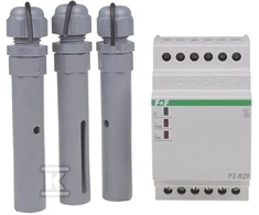 F&amp;F Skysto lygio valdymo siųstuvas 16A 2P 1-100kOhm PZ-829