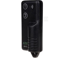 F&amp;F Dviejų mygtukų nuotolinio valdymo pultas 12V A23 868MHz 30m juodas RS- P2