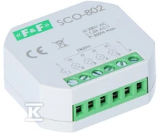 F&amp;F SCO-802 šviesos reguliatorius su 230V AC 350W atminties pilku SCO-802