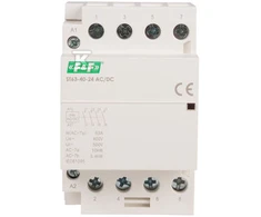 F&amp;F Modulinė juosta, geležinkelio montavimas, 4xNO kontaktai, 63A, 24V DC ST63-40-24ACDC