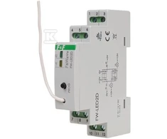 F&amp;F Dviejų kanalų LED valdiklis 12V DC. Ant DIN bėgių. (LED2D)