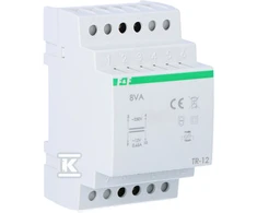 F&amp;F TR- 12 230V 0.66A 12V AC TR- 12 tinklo transformatorius
