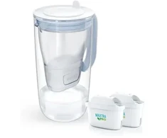 Filtravimo ąsotis Brita Glass su 2 įdėklais MaxtraPro PP (mėlynas; 2,5 l)