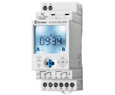 FINDER 12.62.8.230.0000 Laikrodis cyfrowy tygodniowy NFC 2P 16A 230V AC/DC 12.62.8.230.0000
