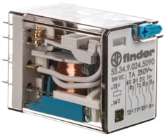 Finder Pramoninė relė 4P 7A 24V DC (55.34.9.024.5090)