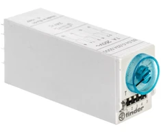 Finder laiko siųstuvas 4P 7A 24V AC / DC daugiafunkcinis AI, DI, SW, GI (85.04.0.024.0000)