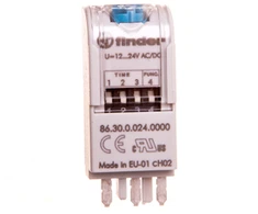 „Finder“ dviejų funkcijų laikmačio modulis 12–24 V AC/DC relių lizdams (86.30.0.024.0000)