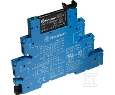 „Finder“ relės sujungimo modulis, 6,2 mm, 1P, 6A, 24 V AC/DC (38.51.0.024.0060)