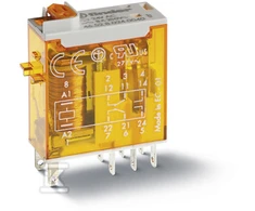 „Finder“ miniatiūrinė relė 2P 8A 24 V DC (46.52.9.024.0040)