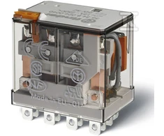 Finder 4P 12A 230V AC relės mygtukas mechaninės veiklos indikatoriaus bandymo (56.34.8.230.0040)
