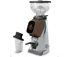 Kavos aparatas Fiorenzato AllGround Kaffeem?hle Chrom Matt Eichenholz 230V EU Dark-T Titan