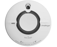 Dūmų sensorius detektorius su ryšio funkcija Kambario stebėjimas dūmų atpažinimui FireAngel ST-630-INT (baltos spalvos)