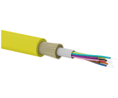 B2ca vienmodis šviesolaidinis kabelis FTTH / universalus, atsparus ugniai "FireHardy" ZW-NOTKtsdD / U-DQ(ZN)BH - SM 4J 9/125 LSOH ALANTEC