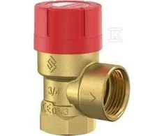 Flamco FLAMCO Sikkerhedsventil 3/4" 2,5 bar med muffe. tåler medier med op til 50% glykol.