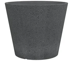 Lumarko FLOWERPOT PLASTIC 238/49 STONY Juodas D49