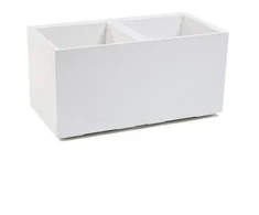 KARO gėlių stovas 800x400x400 perdirbtas betonas - kreminė LA936-74 LAMELA