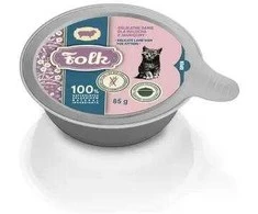 FOLK Kitten Delicate ėriena dish – šlapias kačių maistas – 85g
