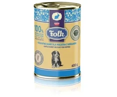 FOLK Delikatne danie dla malucha su królikiem karma šuniui 400g