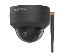 Shenzhen „Foscam D4Z“ 4MP panoraminė ir pakreipiama PTZ kamera su „Wi-Fi 2.4“ ir 5 GHz, juoda