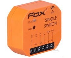 F&amp;F FOX vieno kanalo „Wi-Fi“ relė 230 V VIENO jungiklio „Wi-R1S1P-P“