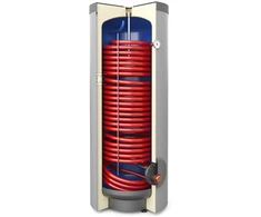 Galmet Šilumokaitis šilumos siurbliams, kurių spiralinė ritė 3,8 m2, emaliuotas, stovi - poliuretanas, PVC - SGW (S) Tower Grand 400
