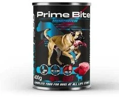 PRIME BITE Monoprotein Goat with beetroot – drėgnas ėdalas šunims – 400g