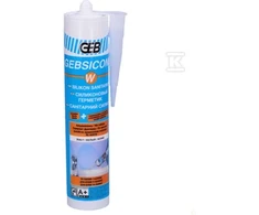 Geb Sanitarinis silikonas baltas, kartonas 310 ml