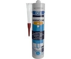 Geb Sanitarinis silikonas baltas, kartonas 310 ml