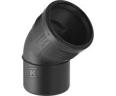 Geberit KOLANO SILENT-PP HT 75/45 SANIT.Juoda