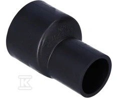 Geberit REDUK.PEHD 56X40 ASYMMETR.KR.(KAN.HDPE)