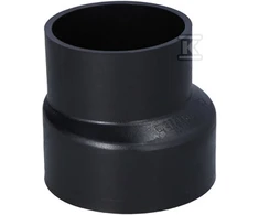 Geberit REDUK.PEHD 90X75 ASYMETR.KR.(KAN.HDPE)