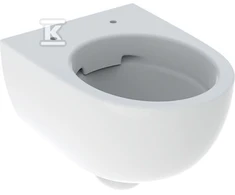Geberit pods Selnova Compact Rimfree, stiprināms pie sienas, 355x490 mm, slēgta forma, balts