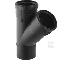 Geberit TRÓJ.SILENT-PP HT 110X110/45 SANI.CZARN