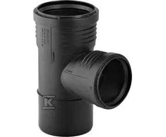 Geberit TRÓJ.SILENT-PP HT 50X50/87.5 SANI.CZARN