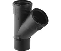 Geberit TRÓJ.SILENT-PP HT 75X75/45 SANI.JUODA