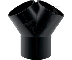 Geberit TR.PEHD 75X63/60 SKOŚ.SYMET.(ONLY.HDPE)