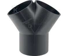 Geberit TR.PEHD 75X63/60 SKOŚ.SYMET.(ONLY.HDPE)