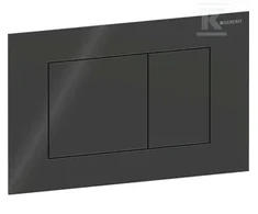 Geberit URU.GE.SIGMA40 MYGTUKAI, PRIEKINIS STIKLAS Juodas