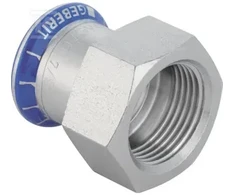 Geberit „Mapress Nerūdijantis plienas“ – pereinamoji jungtis su vidiniu sriegiu d28-Rp1/2 [5] – 31807