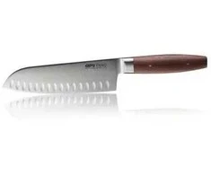 GEFU ENNO Santoku peilis su grioveliais 18 cm