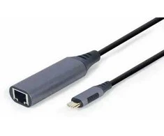 GEMBIRD USB-C -> LAN RJ-45 1GB adapteris su laidu