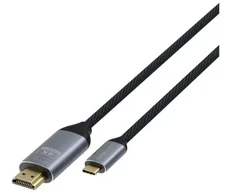 GEMBIRD Premium 4K USB-C į HDMI 30 Hz 1 m juodas kabelis